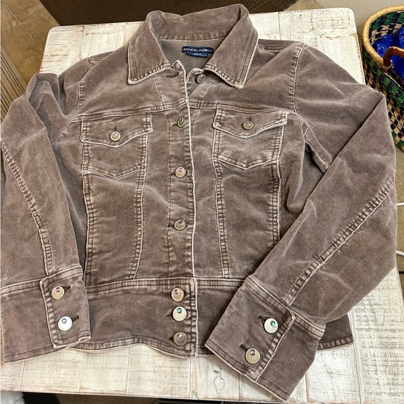 Bandolino Jackets & Blazers - BANDOLINDOBLU BROWN CORDUROY JACKET PL